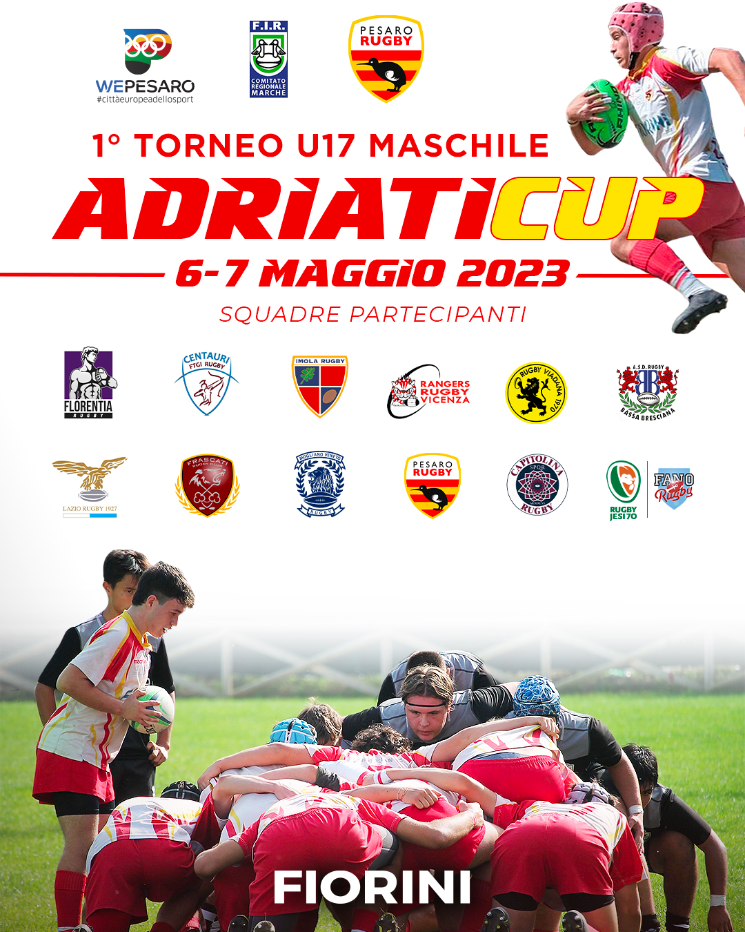 AdriatiCup: al Teknowool Rugby Park il torneo nazionale under17